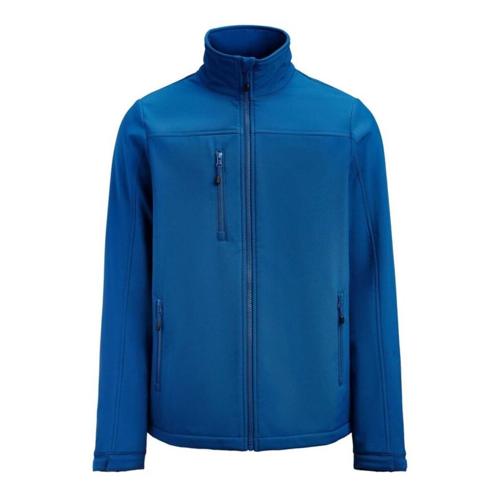 Printer RED Mens Airwalk Soft Shell Jacket / Bright Blue
